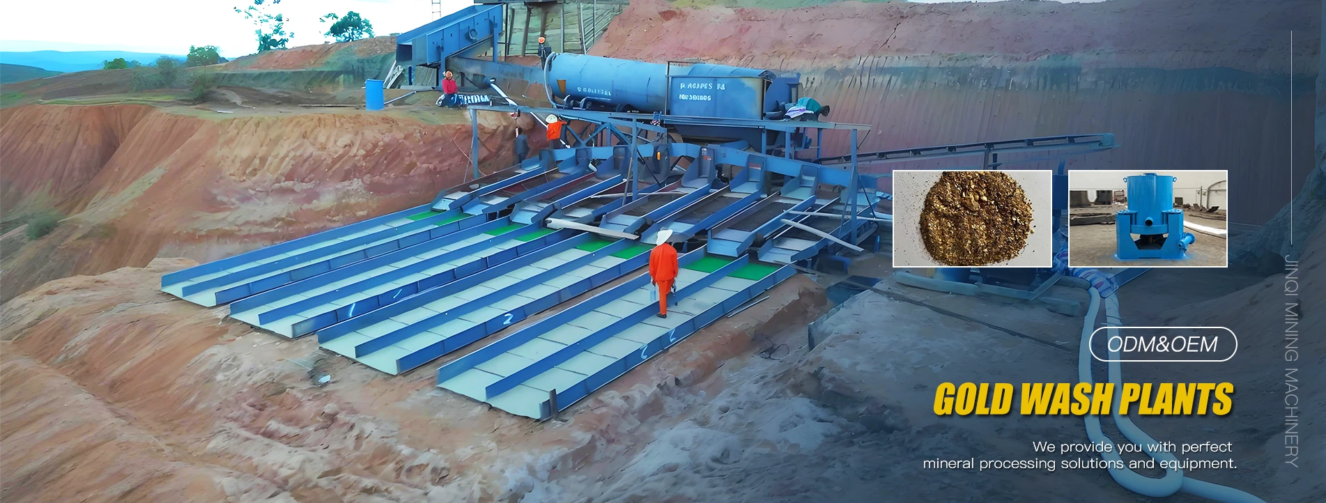 Zelta mazgāšanas iekārtu piegādātājs Ķīnā