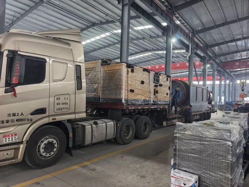 Jinqi Mining Machinery nosūta uz Krieviju bungu atdalīšanas un atbalsta iekārtu partiju