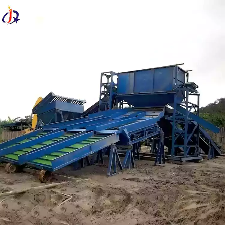 Sauszemes zelta ieguves iekārtas